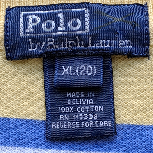 Polo Ralph Lauren Boy’s Polo Pullover Shirt XL(20) - Picture 5 of 5